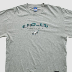 Fanatics Philadelphia Eagles Reebok 2000s Long Sleeve T-shirt Heather Gray Vintage