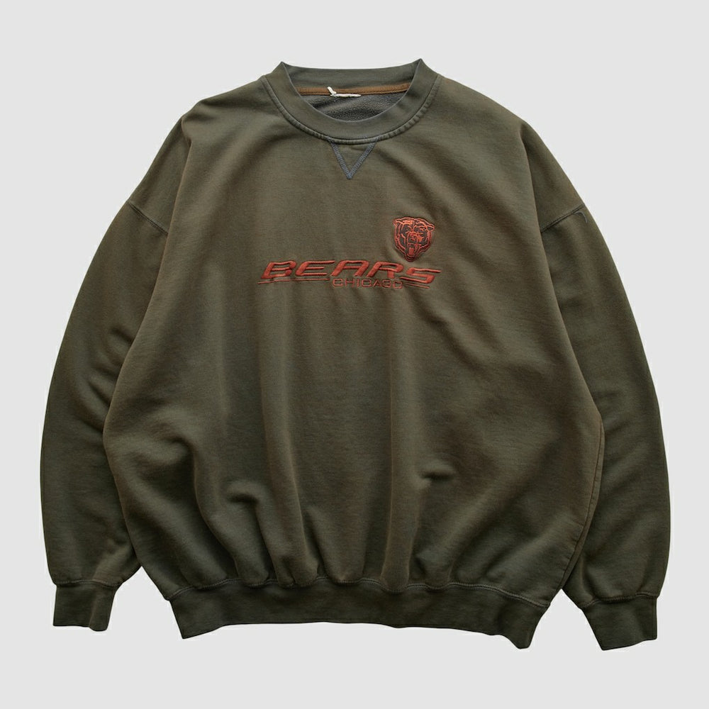 Fanatics Chicago Bears 2000s Pullover Sweatshirt Brown Vintage