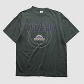 Colorado Rockies Salem Sportswear 90s T-shirt - Charcoal - 2XVintage - Fanatics Discount