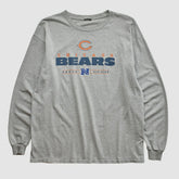 Fanatics Chicago Bears 2010s Long Sleeve T-shirt Heather Gray Vintage