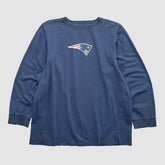 Fanatics New England Patriots NFL 2000s Long Sleeve T-shirt Navy Vintage