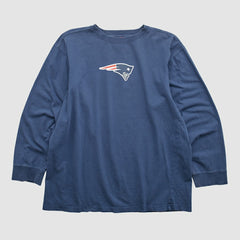 Fanatics New England Patriots NFL 2000s Long Sleeve T-shirt Navy Vintage