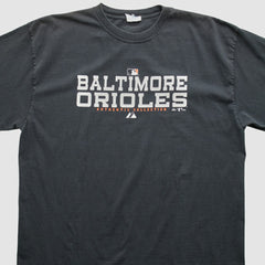 Baltimore Orioles Majestic 2006 T-shirt - Charcoal - 2XVintage - Fanatics Online