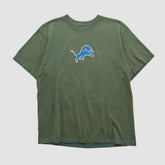 Fanatics Detroit Lions Reebok 2000s T-shirt Green Vintage