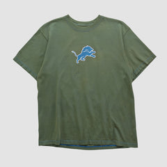 Fanatics Detroit Lions Reebok 2000s T-shirt Green Vintage