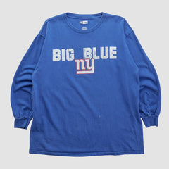 Fanatics New York Giants NFL 2010s Long Sleeve T-shirt Blue Vintage