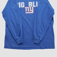 Fanatics New York Giants NFL 2010s Long Sleeve T-shirt Blue Vintage