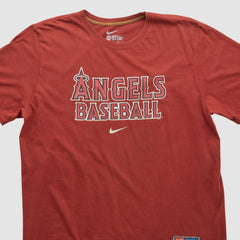 Los Angeles Angels Nike 2010s T-shirt - Maroon - 2XVintage - Nike Sale