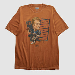 Fanatics Tom Brady Reebok 2000s T-shirt Orange Vintage