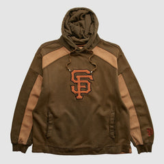 San Francisco Giants Majestic 2000s Hooded Pullover Sweatshirt - Brown - Vintage - Fanatics Online