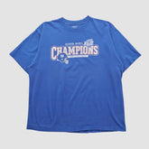 Fanatics New York Giants Reebok 2008 T-shirt Blue Vintage