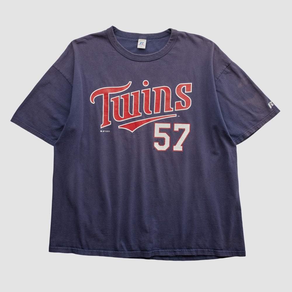 Minnesota Twins Russell 2003 T-shirt - Navy - 2XVintage - Fanatics Lifestyle