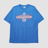 Fanatics New York Giants Alstyle 2008 T-shirt Blue Vintage