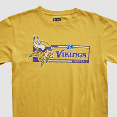 Fanatics Minnesota Vikings NFL 2010s Long Sleeve T-shirt Yellow Vintage