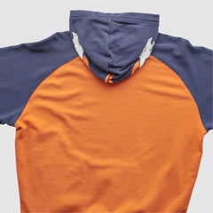 Fanatics Denver Broncos Reebok 2000s Hooded Pullover Sweatshirt Orange Vintage