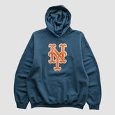 New York Mets Gildan 2015 Hooded Pullover Sweatshirt - Navy - Vintage - Fanatics on Sale