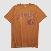 Los Angeles Angels Majestic 2000s T-shirt - Clay - Vintage - Fanatics on Sale