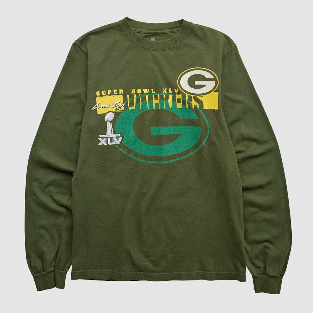 Fanatics Green Bay Packers NFL 2011 Long Sleeve T-shirt Green Vintage