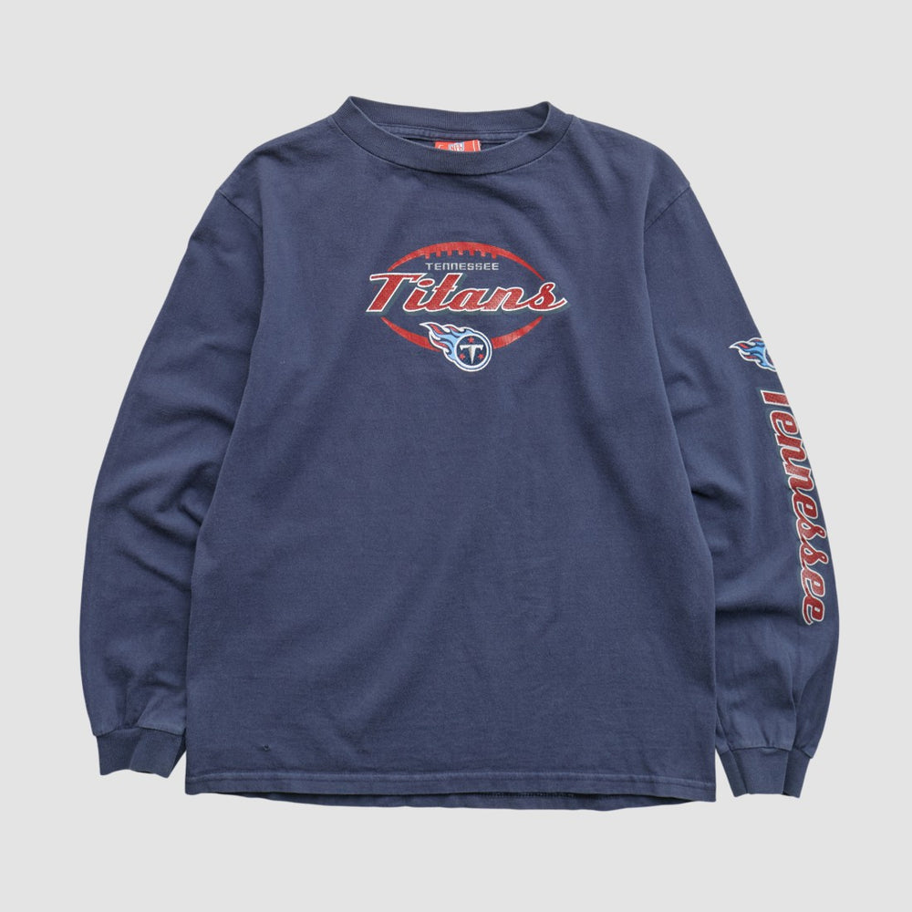 Fanatics Tennessee Titans NFL 2000s Long Sleeve T-shirt Navy Vintage
