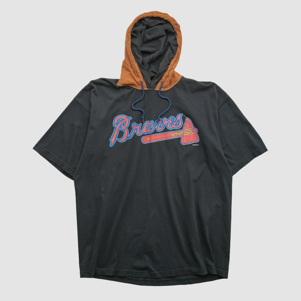 Atlanta Braves Salem Sportswear 1994 Hooded T-shirt - Black - XVintage - Fanatics Online