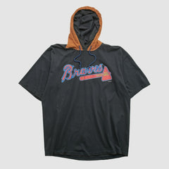 Atlanta Braves Salem Sportswear 1994 Hooded T-shirt - Black - XVintage - Fanatics Online