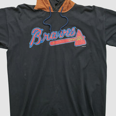 Atlanta Braves Salem Sportswear 1994 Hooded T-shirt - Black - XVintage - Fanatics Online