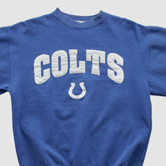 Fanatics Indianapolis Colts Champion 2000s Pullover Sweatshirt Blue Vintage
