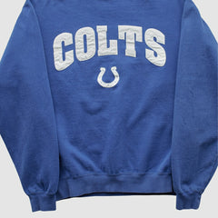 Fanatics Indianapolis Colts Champion 2000s Pullover Sweatshirt Blue Vintage