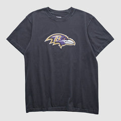 Fanatics Baltimore Ravens Reebok 2000s T-shirt Black Vintage