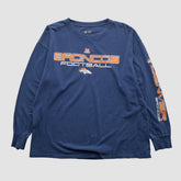Fanatics Denver Broncos NFL 2010s Long Sleeve T-shirt Navy Vintage