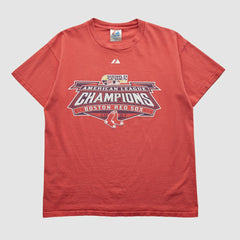 Boston Red Sox Majestic 2007 T-shirt - Red - Vintage - Fanatics Discount