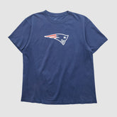 Fanatics New England Patriots Reebok 2000s T-shirt Blue Vintage