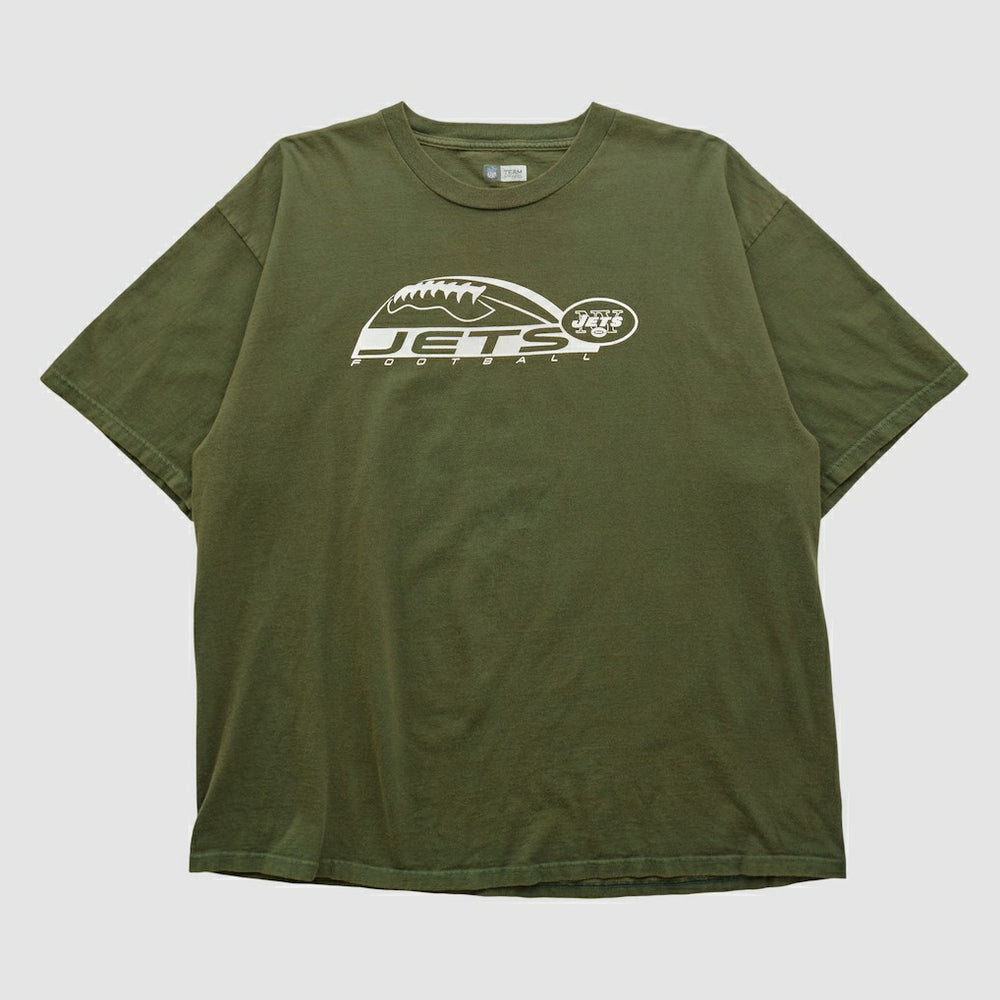 Fanatics New York Jets NFL 2000s T-shirt Olive Vintage