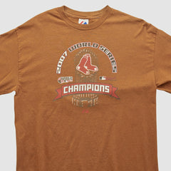 World Series Majestic 2007 Long Sleeve T-shirt - Clay - Vintage - Fanatics Lifestyle