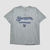 Milwaukee Brewers Lee Sport 2000s T-shirt - Heather Gray - Vintage - Fanatics on Sale