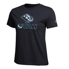 Utah Mammoth Champion Women's Wordmark Lockup T-Shirt - Black - NHL 203898247