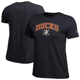Anaheim Ducks Champion Women's Arch Mascot Logo T-Shirt - Black - NHL 203898262