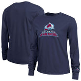 Colorado Avalanche Champion Women's Wordmark Lockup Long Sleeve T-Shirt - Navy - NHL 203898310