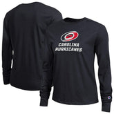 Carolina Hurricanes Champion Women's Wordmark Lockup Long Sleeve T-Shirt - Black - NHL 203898316