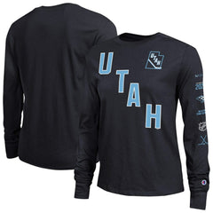Utah Mammoth Champion Women's 2-Hit Long Sleeve T-Shirt - Black - NHL 203898334