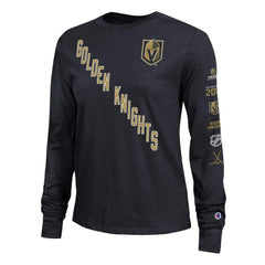 Vegas Golden Knights Champion Women's 2-Hit Long Sleeve T-Shirt - Black - NHL 203898336