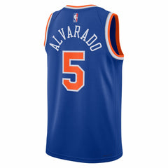 José Alvarado New York Knicks Unisex Swingman Jersey Icon Edition Blue | Nike US