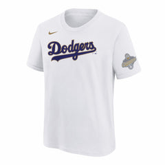 Mookie Betts Los Angeles Dodgers Nike Youth 2026 Gold Collection Name & Number T-Shirt - White - Nike Online