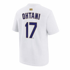 Shohei Ohtani Los Angeles Dodgers Nike Youth 2026 Gold Collection Name & Number T-Shirt - White - Nike on Sale