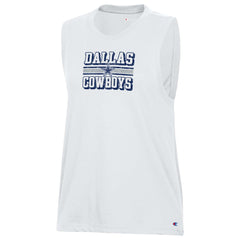 Dallas Cowboys Champion Women's Muscle Tank Top White