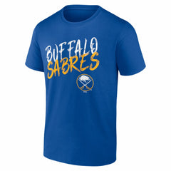 Buffalo Sabres Big & Tall Hustle Personalized Name & Number T-Shirt - Royal - NHL 203920985