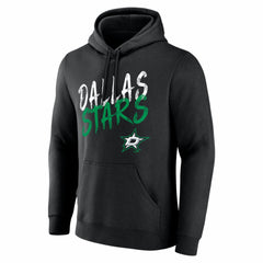 Dallas Stars Big & Tall Hustle Personalized Name & Number Hoodie - Black - NHL 203921019