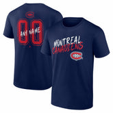 Montreal Canadiens Big & Tall Hustle Personalized Name & Number T-Shirt - Navy - NHL 203921055