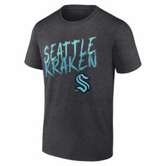 Seattle Kraken Big & Tall Hustle Personalized Name & Number T-Shirt - Charcoal - NHL 203921104