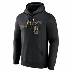 Vegas Golden Knights Big & Tall Hustle Personalized Name & Number Hoodie - Black - NHL 203921130